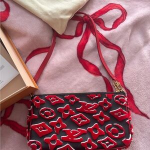 The Louis Vuitton x Urs Fischer Tufted Monogram Pochette Accessoires